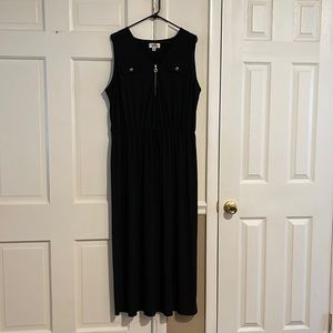 SOHO Apparel Ltd. | Sleeveless Long Dress, Black